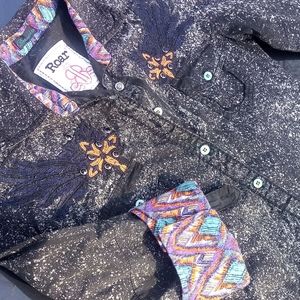 Roar Rafella button up cowgirl blouse